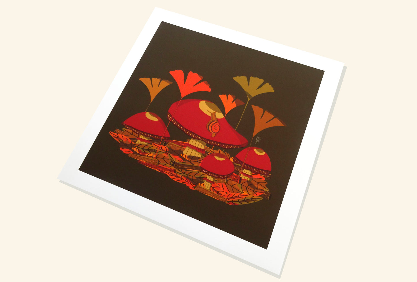 Print // En un bosque //