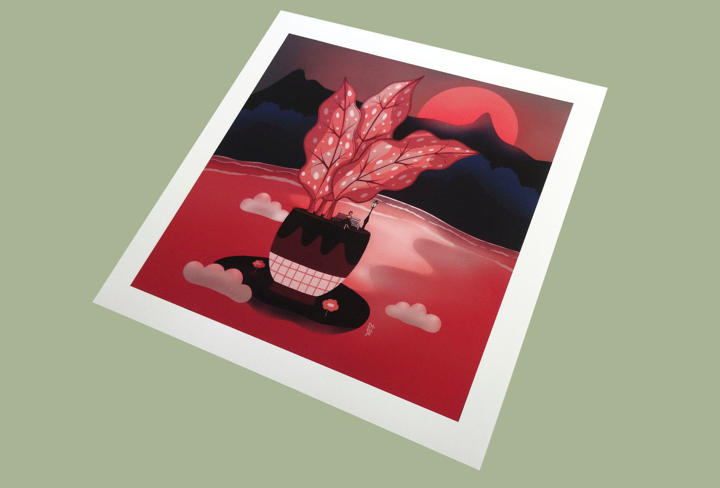 Print // Cuando las nubes bajan //