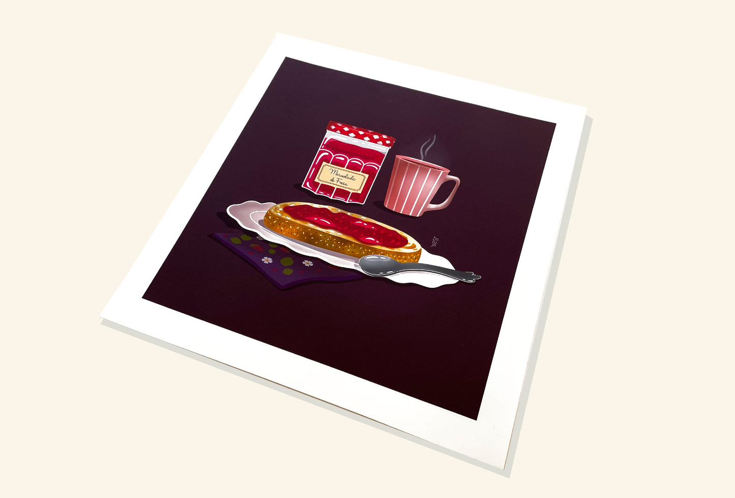 Print // Pan con mermelada //