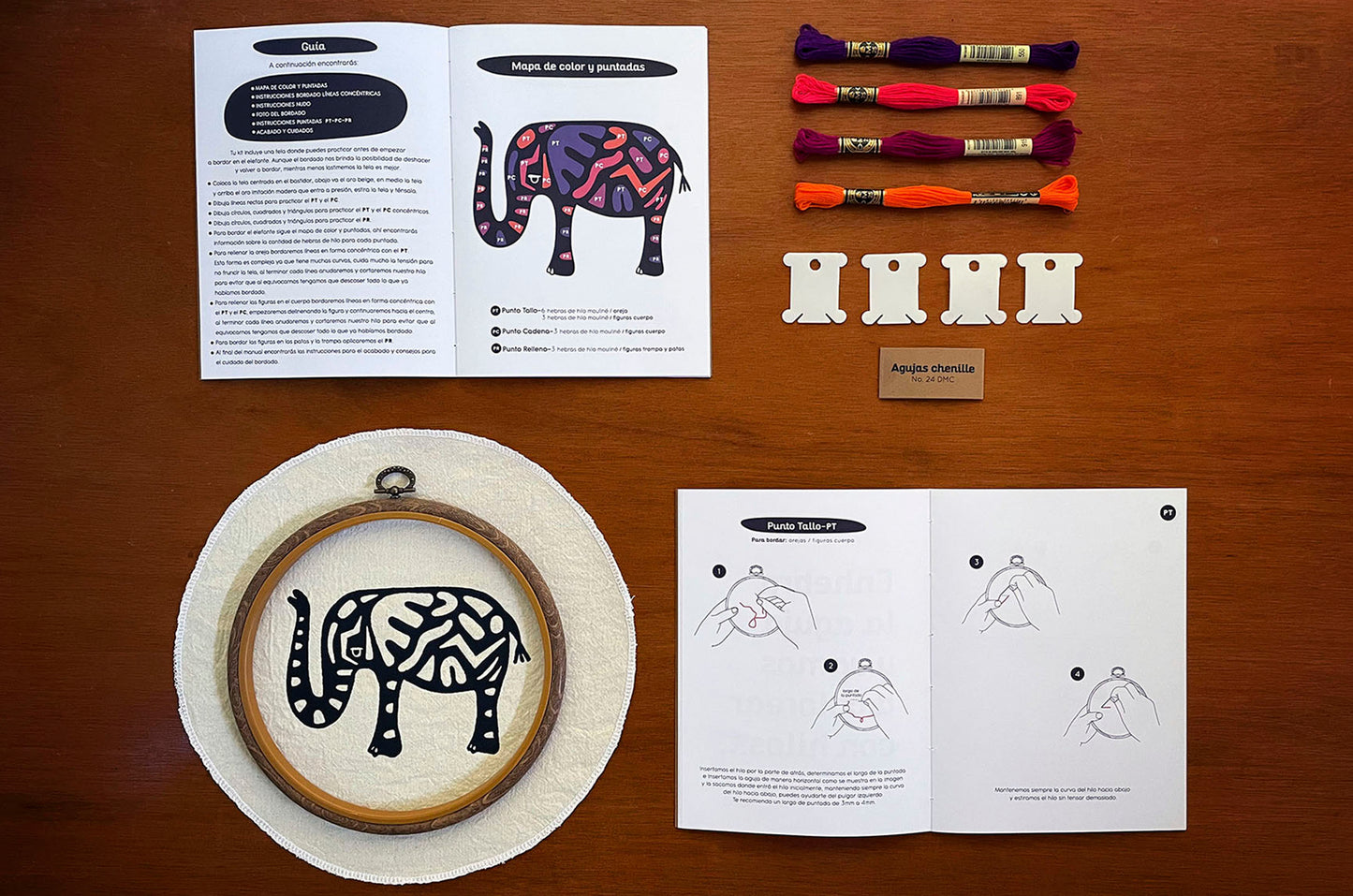 Kit de bordado-El Elefante1
