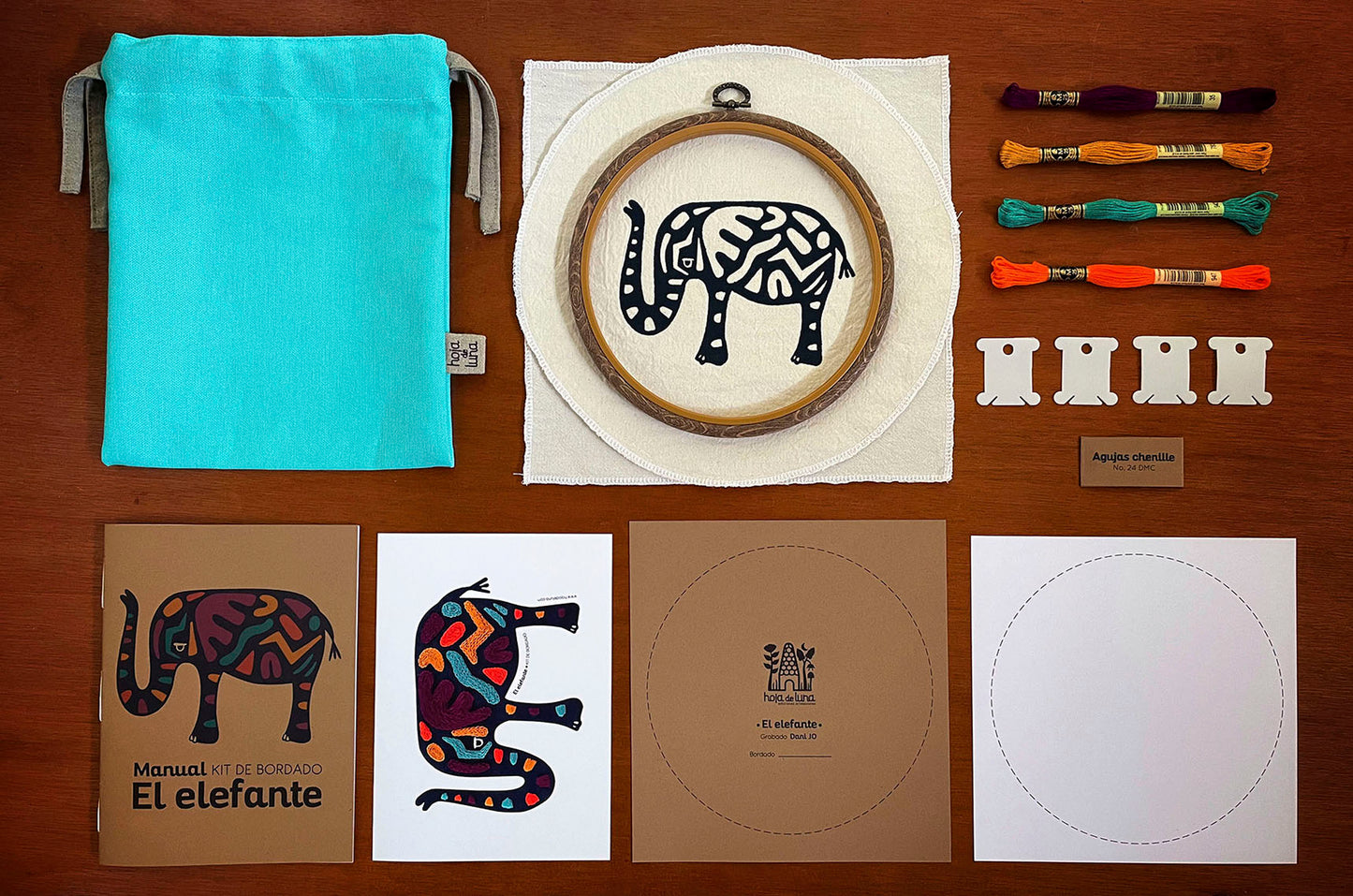 Kit de bordado-El Elefante2