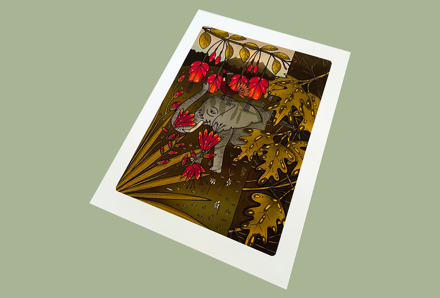 Print // El papán y el elefante //