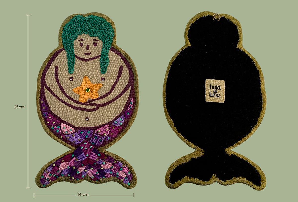Arte textil // Sirenita 3 //
