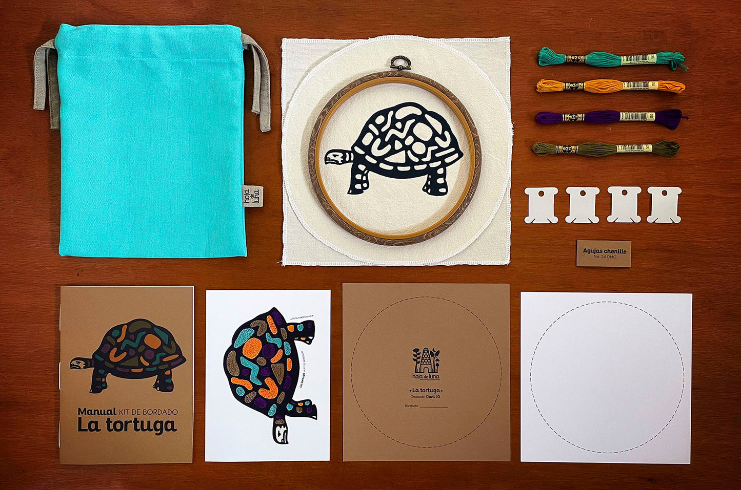 Kit de bordado-La Tortuga2