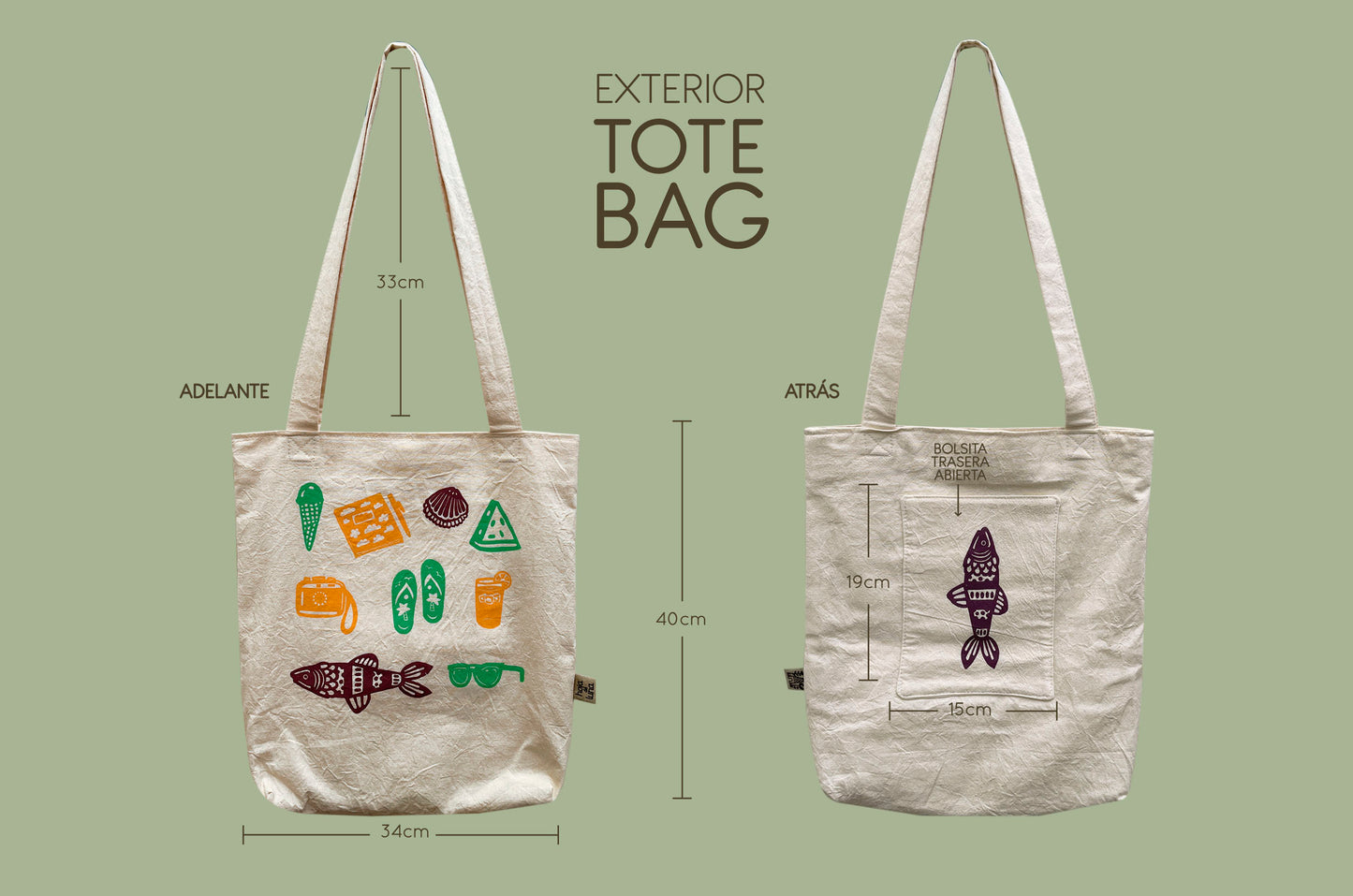 Tote bag - Verano en el mar 1