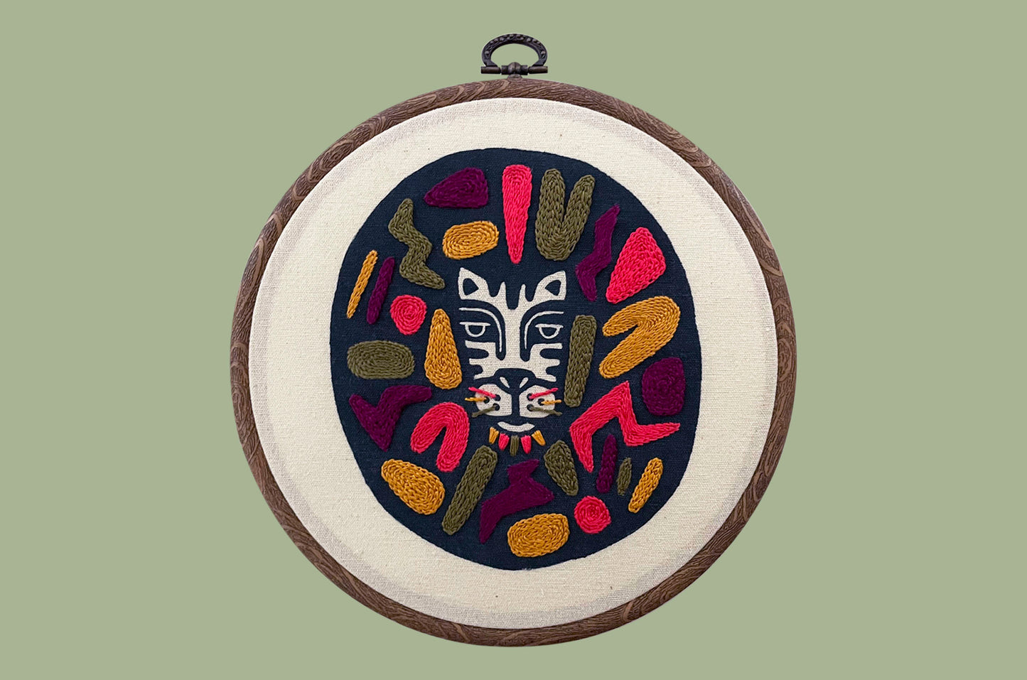 Kit de bordado-El León1