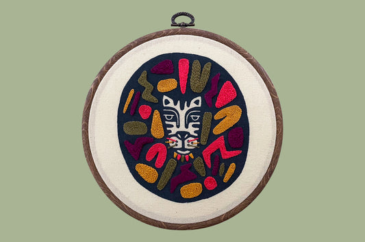 Kit de bordado-El León1