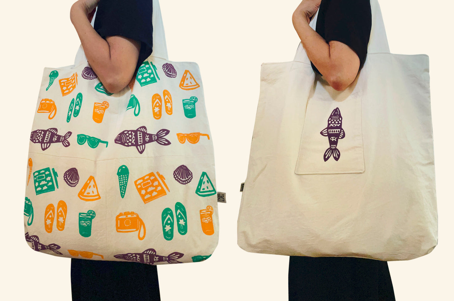Maxi Tote  // Verano en el mar 1 //