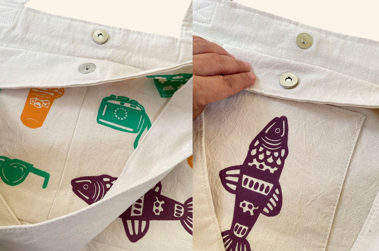 Maxi Tote  // Verano en el mar 1 //