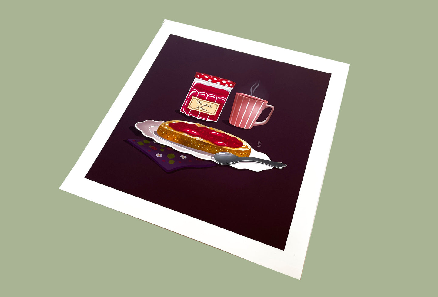 Print // Pan con mermelada //