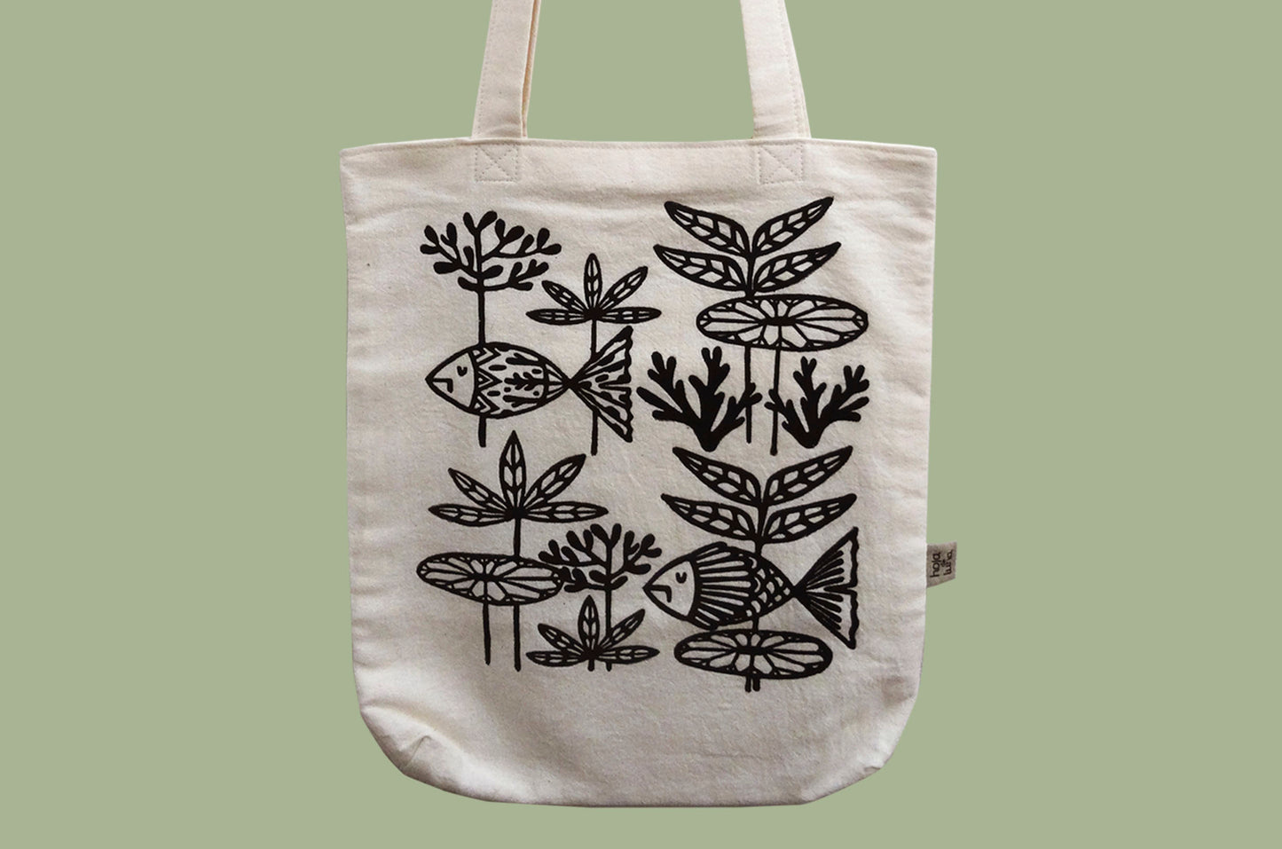 Tote bag-Río Violeta