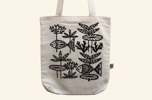 Tote bag-Río Violeta