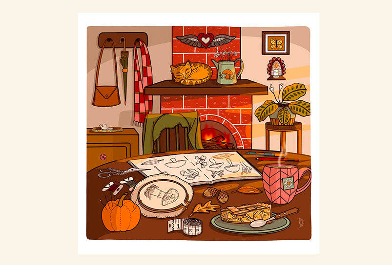 Print // Tarde de otoño //