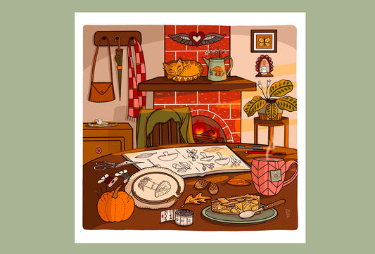 Print // Tarde de otoño //